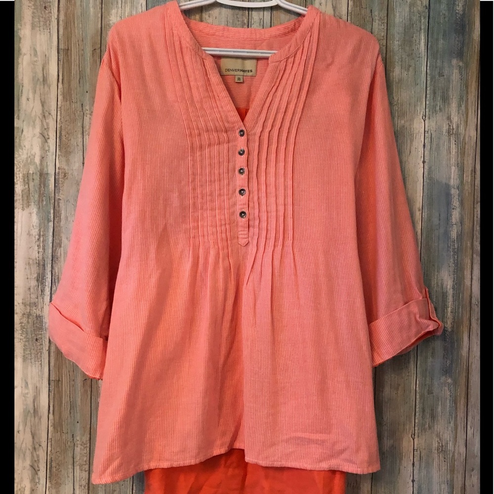NWOT Pintuck Blouse
